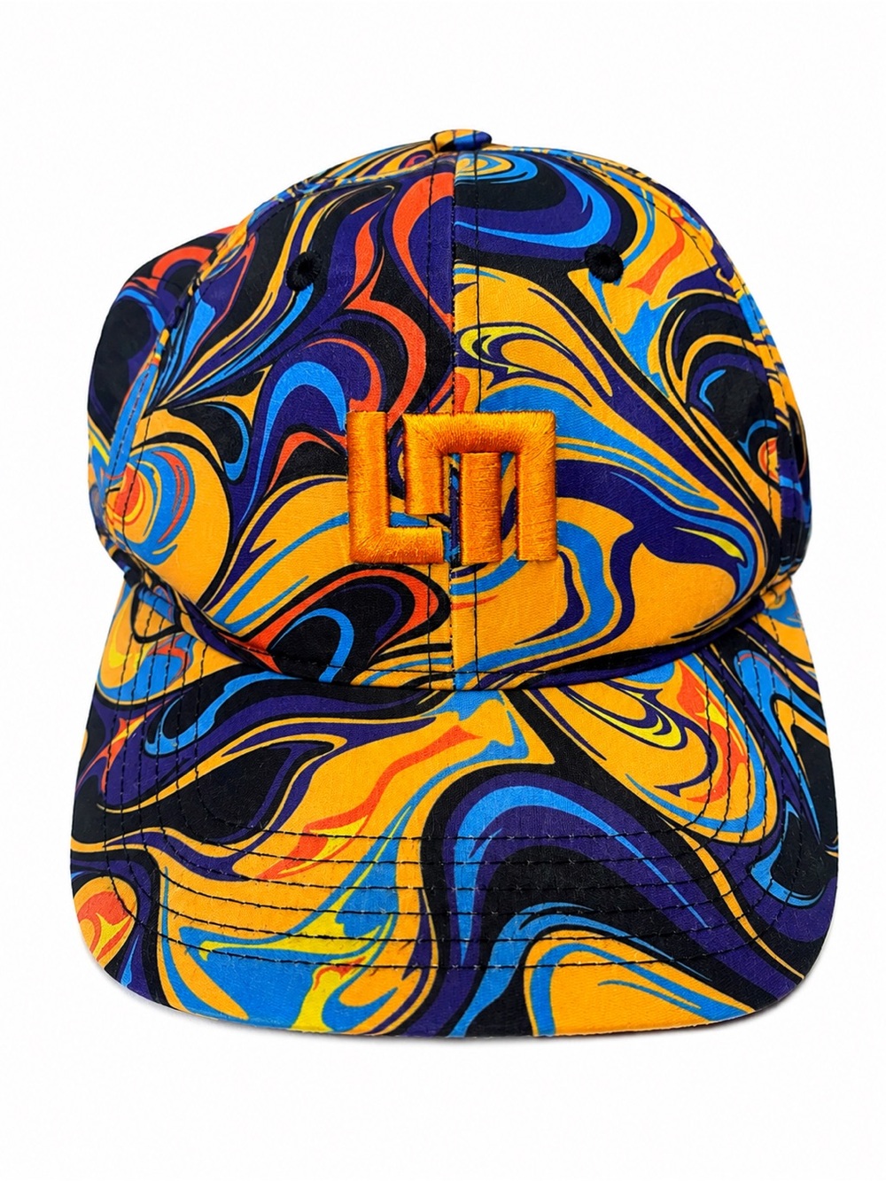 Loudmouth Golf Psychedelic Swirl Sunray Adjustable Hat Cap Style LM Logo